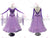 Purple Sparkling Ballroom Dance Dress Satin Clothing BD-SG3399