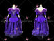 Purple new style homecoming dance team gowns sparkling ballroom competition costumes lace BD-SG4540