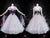 Purple and White Female Flower Ballroom Dress Dance Clothes BD-SG3353