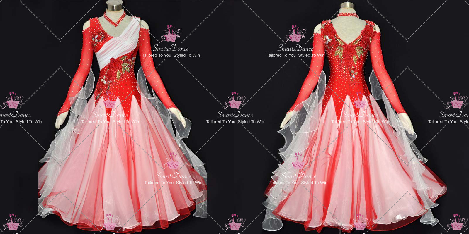 Red And White new collection homecoming dance team gowns new style wal Smarts Dance Red And White new collection homecoming dance team gowns new style wal Smarts Dance