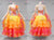 Red And Yellow Modern Ballroom Dance Competition Costumes BD-SG4304