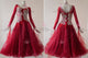 Red casual waltz performance gowns sparkling prom dancing dresses exporter BD-SG3661