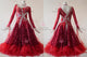 Red casual prom dancing dresses tailored waltz practice gowns producer BD-SG3656