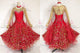 Red luxurious prom dancing dresses evening homecoming champion dresses maker BD-SG3595