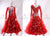 Red Ballroom Smooth Competition Dress Tango BD-SG3643