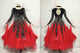 Red casual prom dancing dresses casual ballroom competition costumes boutique BD-SG3603