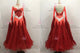 Red luxurious prom dancing dresses spandex prom dance gowns producer BD-SG3592