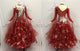 Red casual prom dancing dresses custom waltz dance dresses factory BD-SG3622