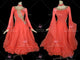 Red casual waltz performance gowns wedding ballroom dance team gowns manufacturer BD-SG3678