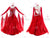 Red Formal Ballroom Dance Dress Lace Skirt BD-SG3396