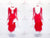 Red Fringe Latin Dance Dress Salsa Practice Wear LD-SG1997