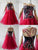 Red Juniors Crystal Chiffon Ballroom Costumes Foxtrot BD-SG3768