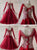 Red Juvenile Swarovski Chiffon Ballroom Costumes Swing BD-SG3713