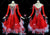 Red Lace Rhinestones Dance Costumes For Competition Wedding Dance Dress BD-SG4433