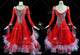 Red latest prom performance gowns quality tango practice dresses applique BD-SG4433