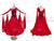 Red Ladies Applique Ballroom Dress Dance Skirt BD-SG3382