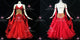 Red new collection homecoming dance team gowns customized Standard competition dresses swarovski BD-SG4581