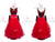 Red Plus Size Ballroom Dance Dress Applique Costumes BD-SG3442