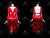 Red Sequin Latin Dance Dress Salsa Dancing Wear LD-SG2025
