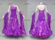 Red fashion prom performance gowns professional ballroom practice dresses sequin BD-SG4337