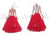 Red Womens Dancer Ballroom Smooth Clothes Rhinestones Lace BD-SG3799