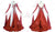 Red and White Cheap Custom Made Contemporary Ballroom Dancer Costumes BD-SG3909