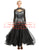 Black with AB Sparkly Rhinestone Ballroom Dance Competition Dresses SD-BD01 - Smarts Dance