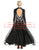 Black with AB Sparkly Rhinestone Ballroom Dance Competition Dresses SD-BD01 - Smarts Dance
