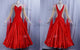 Red luxurious prom dancing dresses tailored ballroom competition dresses online BD-SG3572