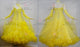 Yellow luxurious prom dancing dresses cheap ballroom dance gowns factory BD-SG3542