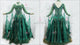 Green luxurious prom dancing dresses sexy waltz dance competition gowns wholesaler BD-SG3527