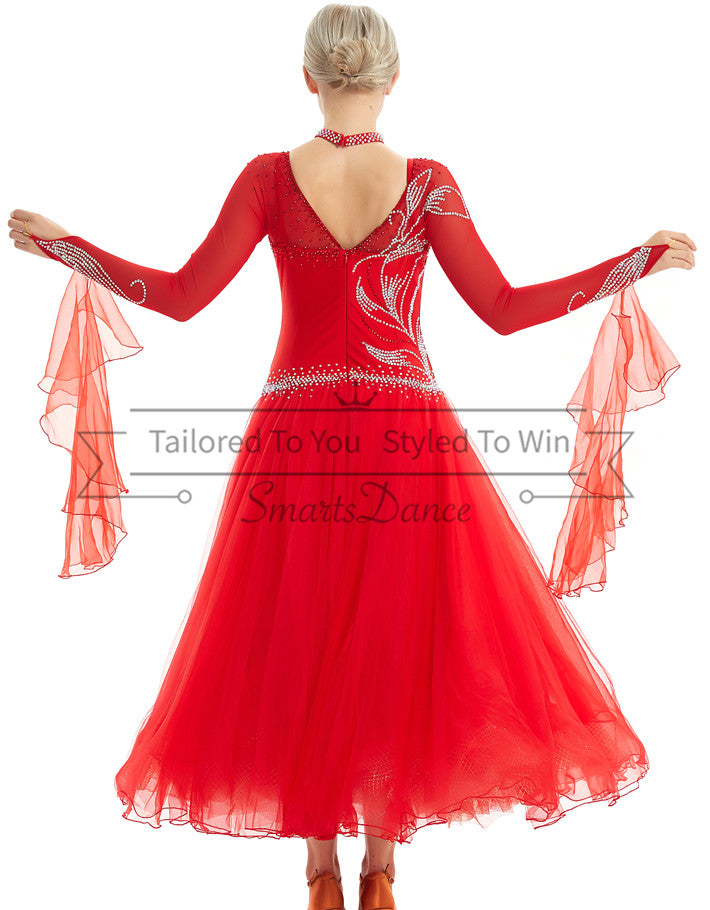 red latin ballroom dresses Ballroom/Smooth Dress