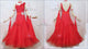 Red luxurious prom dancing dresses lady prom dance competition dresses provider BD-SG3545