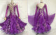 Purple luxurious prom dancing dresses hand-tailored waltz dancesport gowns wholesaler BD-SG3575