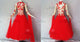 Red luxurious prom dancing dresses latest ballroom stage dresses exporter BD-SG3533