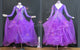 Purple luxurious prom dancing dresses swarovski waltz champion dresses store BD-SG3569