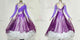Purple luxurious prom dancing dresses customized waltz performance dresses boutique BD-SG3539