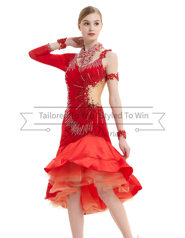 Latin Dance Costumes Samba Rhythm Salsa Rumba Competition Costumes SD-LD05 – Smarts Dance Latin Dance Costumes Samba Rhythm Salsa Rumba Competition Costumes SD-LD05 – Smarts Dance
