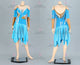 Blue custom made rumba dancing costumes fashion salsa performance costumes swarovski LD-SG2170