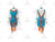 Sequin Applique Latin Dress Rhythm Dance Gown Costumes LD-SG1939