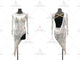 White inexpensive rumba dancing clothing hand-tailored swing dance competition costumes swarovski LD-SG1954