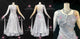 Silver new collection waltz dance competition dresses personalize prom performance gowns feather BD-SG4602