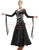 Black U Neckline Elegant Ballroom Dance Dress Standard Waltz Quickstep SD-BD37 - Smarts Dance