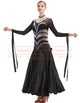 Black U Neckline Elegant Ballroom Dance Dress Standard Waltz Quickstep SD-BD37