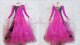 Pink luxurious prom dancing dresses affordable ballroom dance competition costumes outlet BD-SG3552