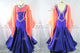 Blue And Orange luxurious prom dancing dresses fashion tango dance dresses maker BD-SG3531