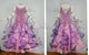 Purple luxurious prom dancing dresses applique Smooth dancing dresses company BD-SG3564