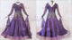Purple luxurious prom dancing dresses unique tango dancing gowns exporter BD-SG3549