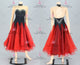 Red sexy Smooth dancing costumes sexy Standard dance dresses swarovski BD-SG4037