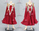 Red sexy Smooth dancing costumes new collection Smooth champion gowns beads BD-SG4045